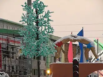 Wrestling Square in the city of Juybar
