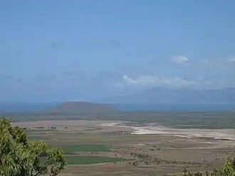 Looking across Wunjunga to Beach Hill and Upstart Bay from Mount Inkerman, 2005