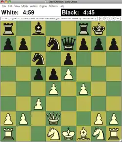 GNU Chess 6.0.0 on XBoard 4.5.1
