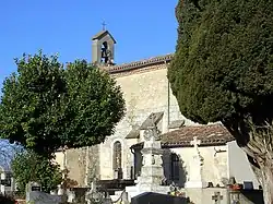 The church in Xaintrailles