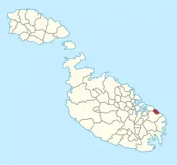 Location of Xgħajra