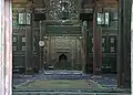 Main prayer hall with the mihrab