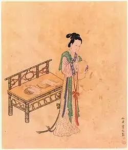 Xue Tao's portrait by Qiu Ying