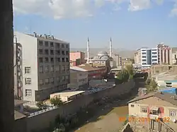 Yüksekova in 2011, near the Ihsaniye Mosque and city center