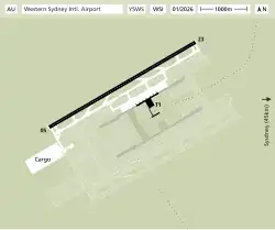Airport facilities at the time of opening, 2026