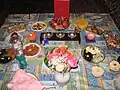 Traditional Yalda setting