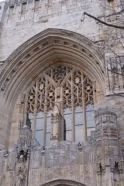 Rene Paul Chambellan's work graces the Sterling Memorial Library at Yale.