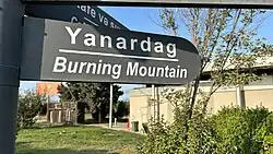 Yanardag sign in Mammadli