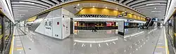Line 11 platform panorama