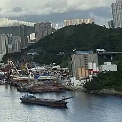 Yau Kom Tau, viewing from Ting Kau Bridge
