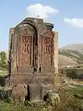 Double-khachkar shrine