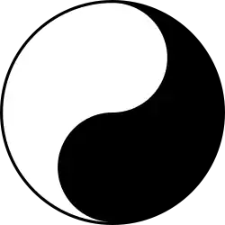 black/white taijitu