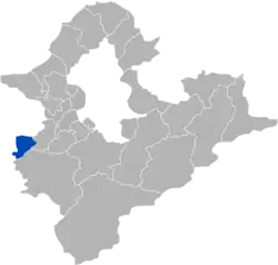 Location of Yingge in New Taipei City