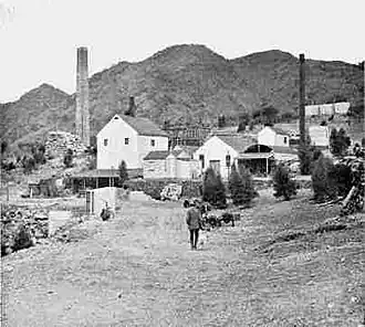 Copper smelters of Yudnamutana in 1910