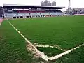 Football pitch and covered West Grandstand