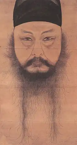 Self-portrait by Yun Tusŏ, 1710, South Korea (Joseon)