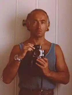 Self-portrait in the mirror, 1975