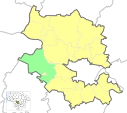 Location of Zapyškis Eldership
