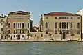 Palazzo Giustinian Recanati (right) and Ca' Lippomano (left) on Fondamenta Zattere al Ponte Lungo. View from de Giudecca Canal.