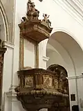 Pulpit in the Bernardine Church