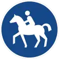 Sign 238 Equestrian path