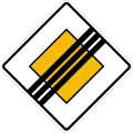 Sign 307 End of priority road