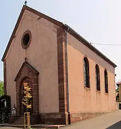 The church in Zeinheim