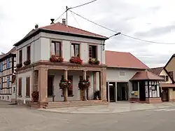 The town hall in Zellwiller