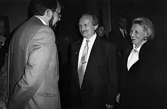 Chornovil and Pashko standing among other individuals