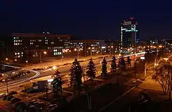 Festival Square and Zaporizhzhia Oblast Administrative Council