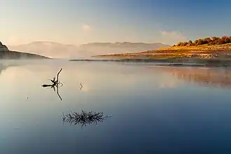 A view of the reservoir