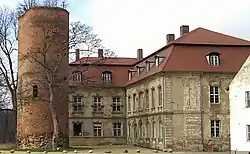 Zichow Castle with medieval keep