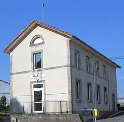 The town hall in Zincourt