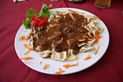 Slovenian idrijski žlikrofi