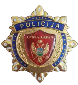 Badge of the Montenegro Police