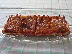 Zwetschgendatschi tart, a speciality of Augsburg, Germany
