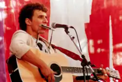 Watson at Live Aid, Philadelphia, on July 13, 1985