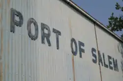 Port of Salem building sign