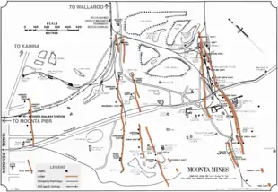 Map of Moonta Mines pre-1923 (click to enlarge)