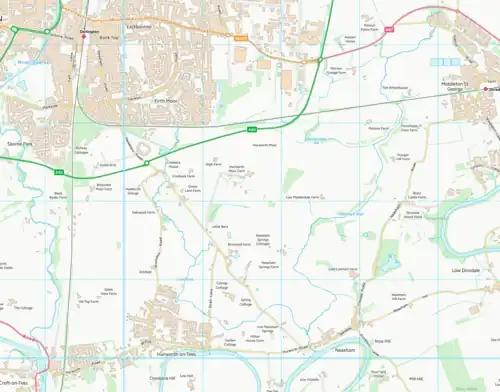 Murder of Ann Heron is located in SE Darlington