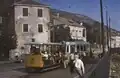 Dubrovnik tram in operation