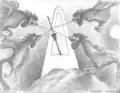 Quartettschicksal pencil drawing, 1985