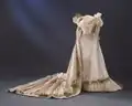 Court presentation dress and train, 1897