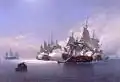 Painting of the battle by Albert Berg