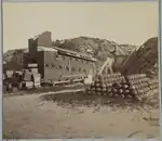 Interior of Ft Sumter 1865 showing the Hot Shot Furnace.