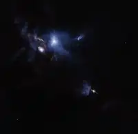 Hubble image of XZ Tauri.[12]