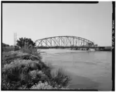 View: Looking east, showing west web