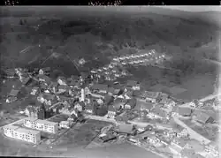 Aerial view by Walter Mittelholzer (1934)