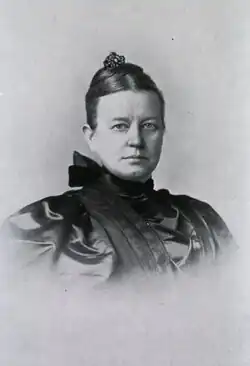 Portrait of Sarah J. McNutt, M.D. Head and shoulders, right pose
