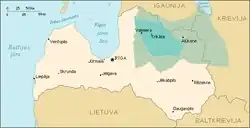 Tālava and its border speculations in 12-13th centuries.